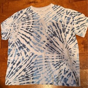 Blue Tie-Dye Short Sleeve Tee
